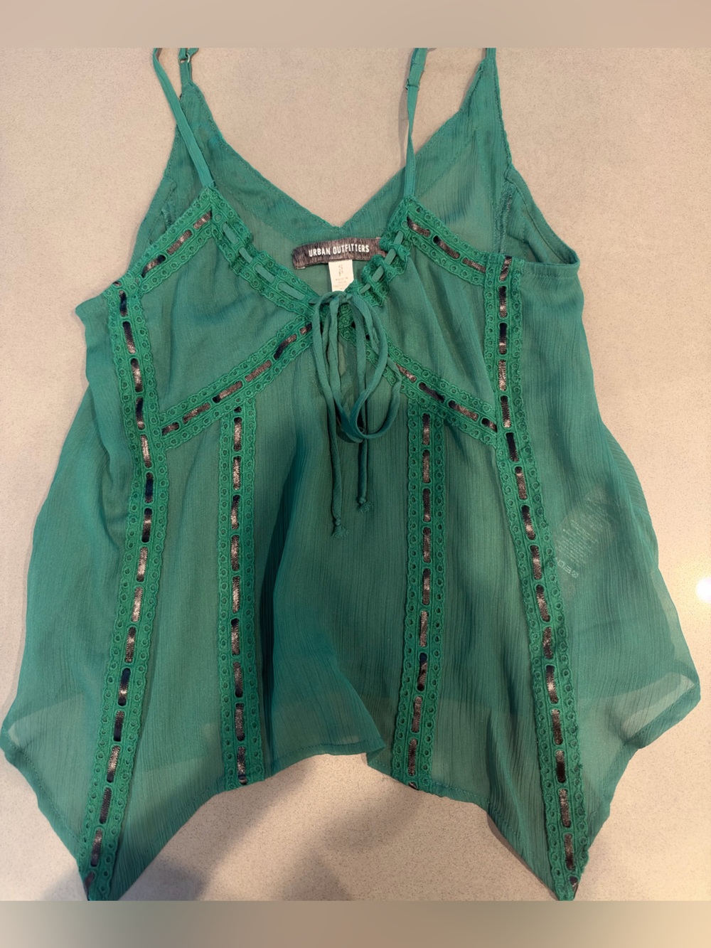 Urban Outfitters flowy Y2K style top